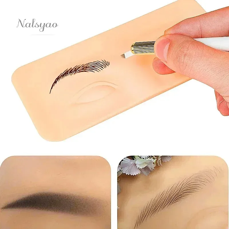Beauty Makeup Academy - Kaliteli 5D Silikon Kaş Dövmesi Pratik