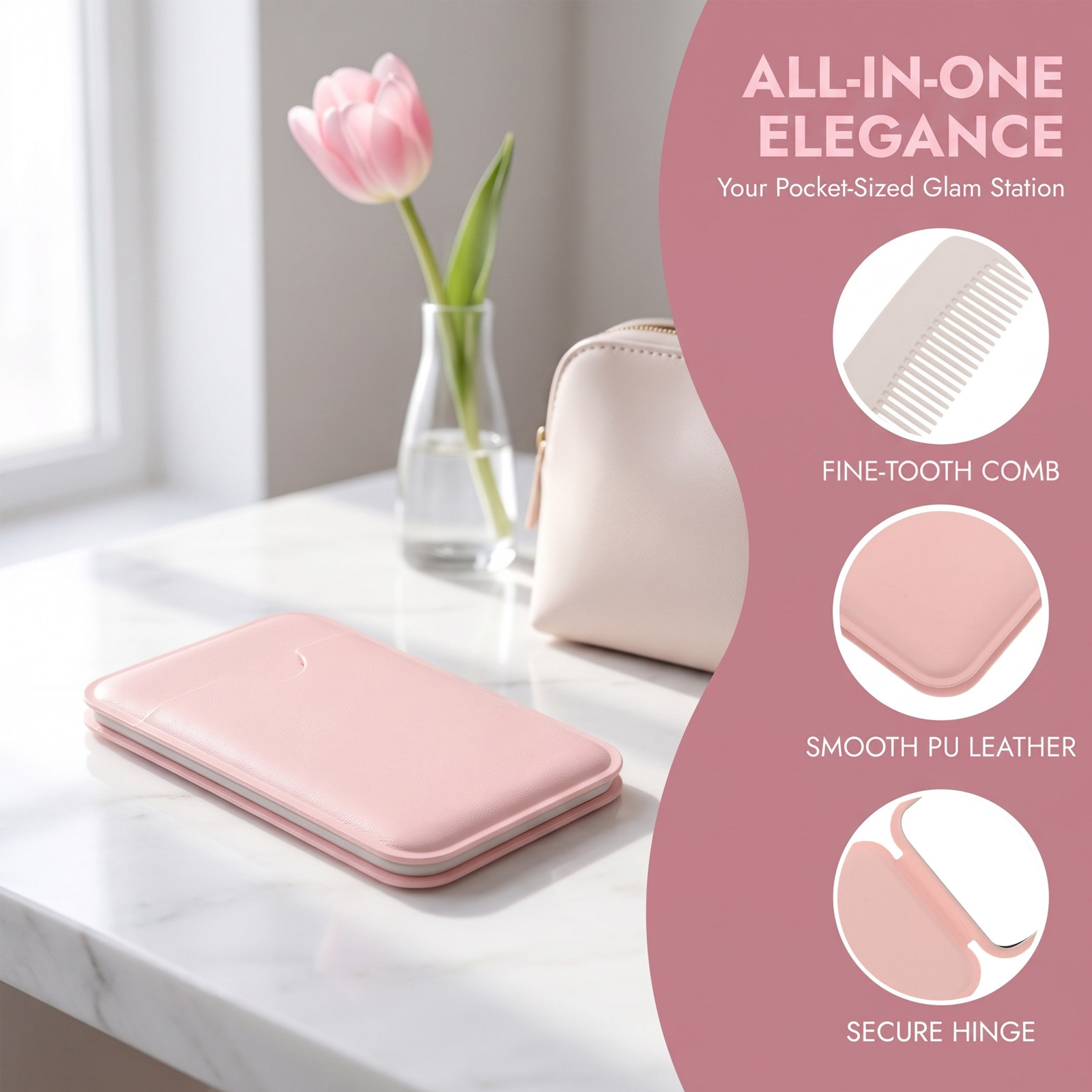 2 Adet Katlanabilir Ayna ve Ta - Beauty Makeup Vanity Set incelemesi ve fiyatı