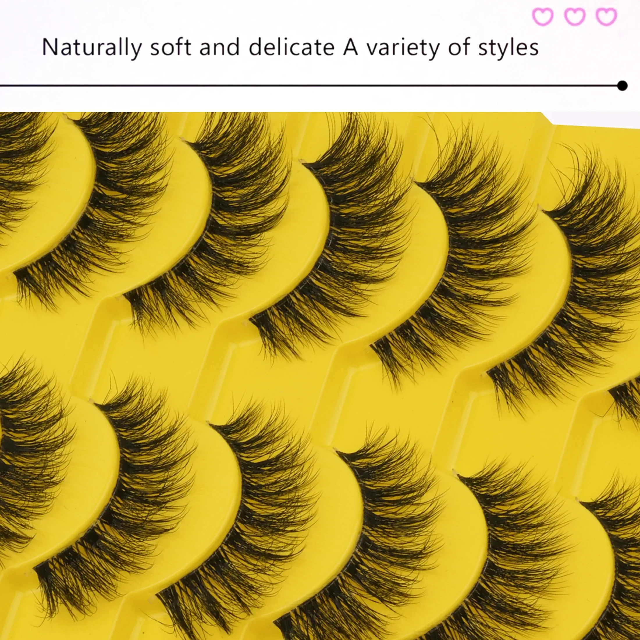 5 Çift Dağınık, Dolgun, Şerit  - Beauty Makeup Women incelemesi ve fiyatı